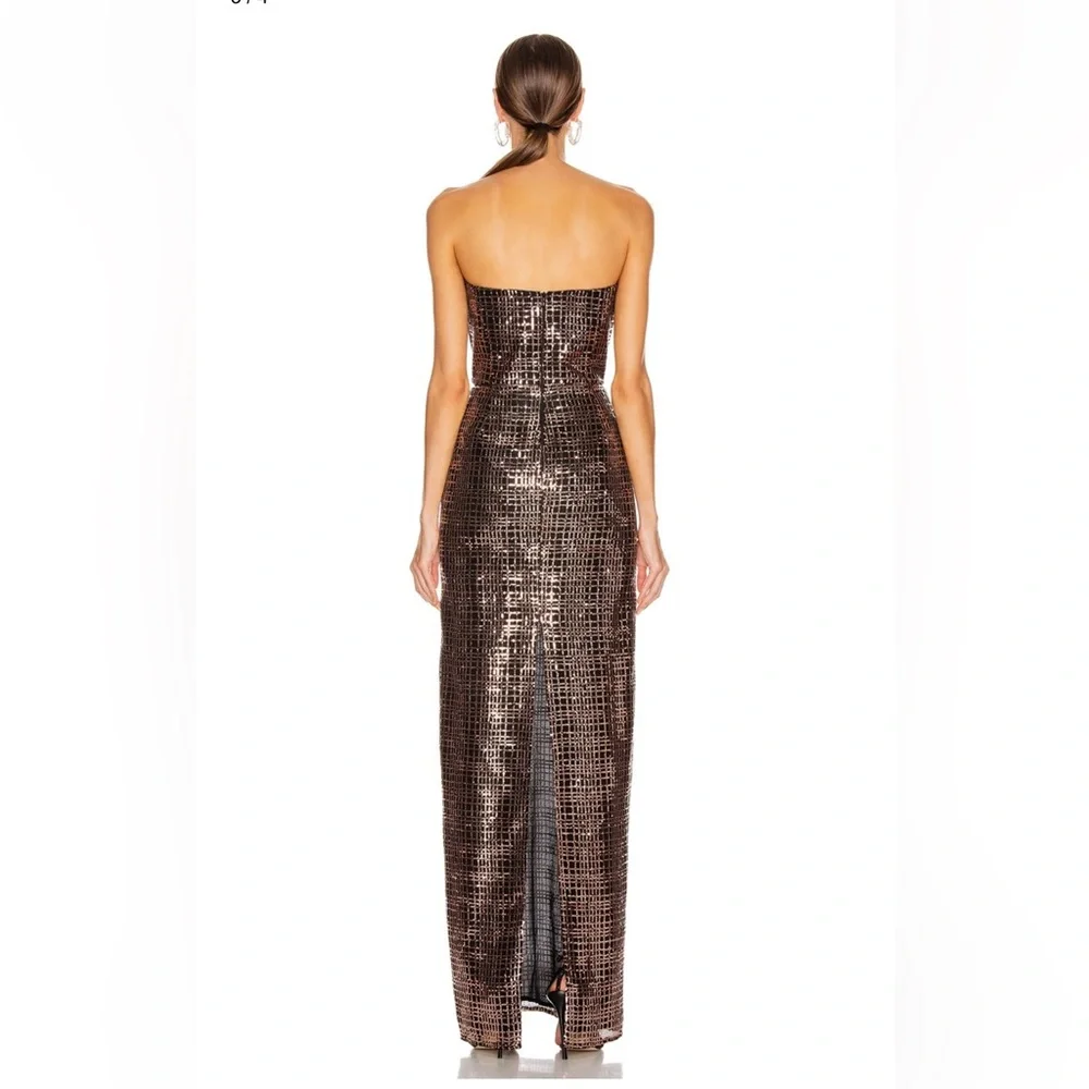 MICHELLE MASON, Corset Gown in Shell, size 6